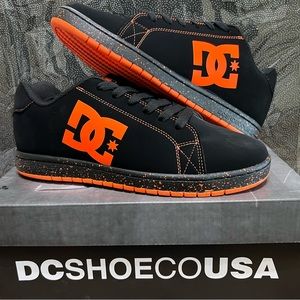 DC Gaveler Skate , Black/Orange, Size 11 Men , New in Box